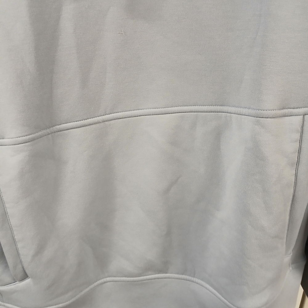 American Eagle Outfitters Men's Light Blue Hoodie with Subtle Logo - Picture 5 of 10